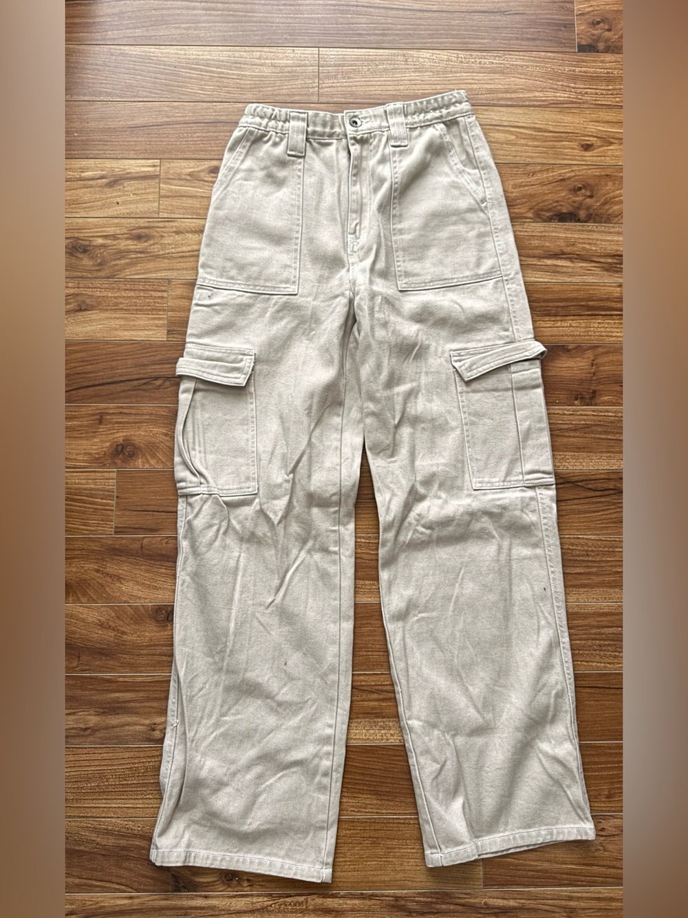 Ardene Men's Cargo Pants in Light Beige
